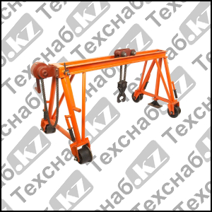 Козловой кран ручной КР железнодорожный