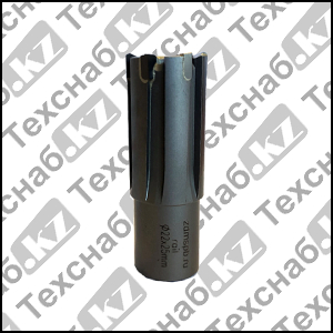 Сверло для рельс корончатое с хвостовиком Weldon D22